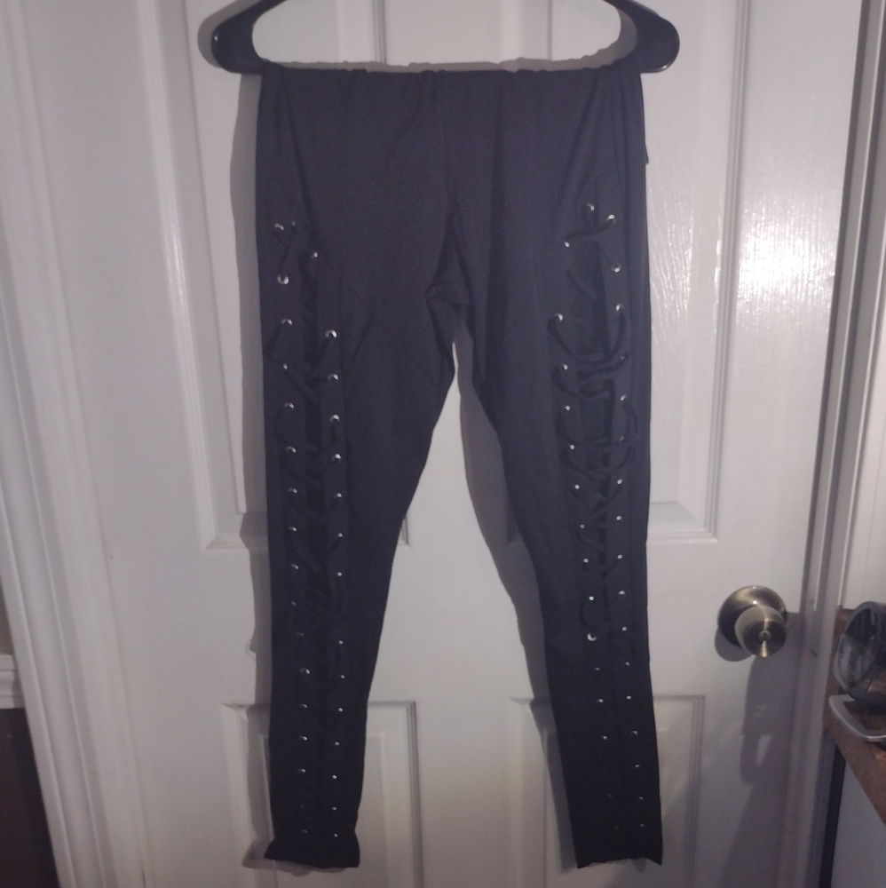 Lace Up Leggings